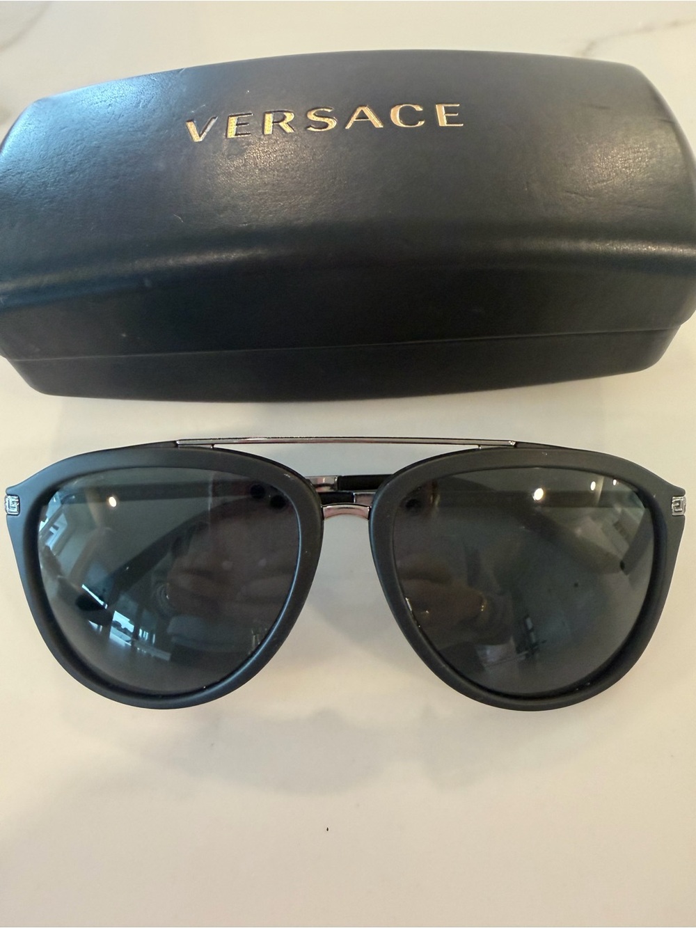 Versace Black Sunglasses Authentic
